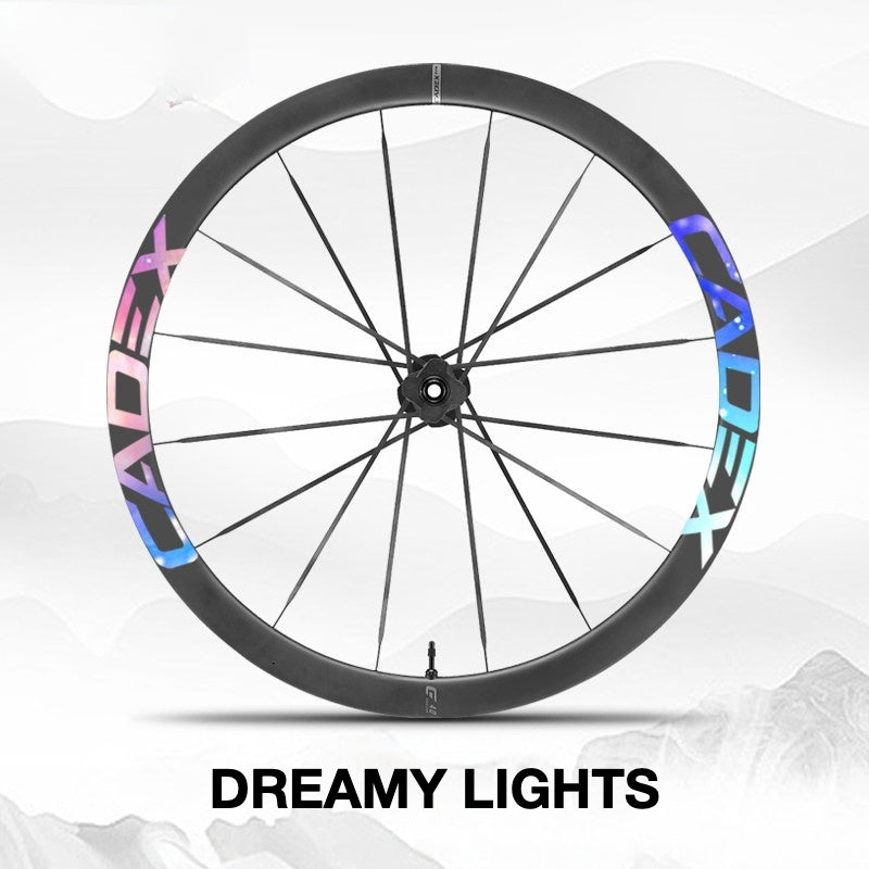 Cadex 36 Disc Wheel Decal Sticker Kit – Premium Logo Cover & Color Change