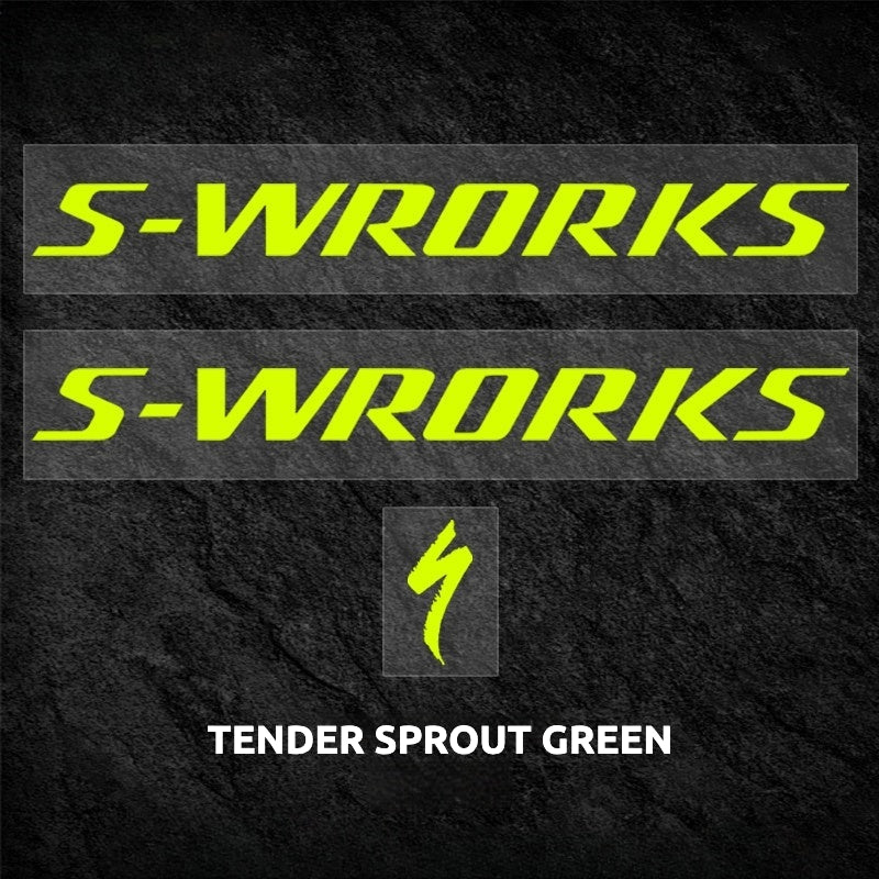 Autocollant de décalcomanie personnalisé pour cadre S-Works SL7 | Autocollant personnalisé imperméable pour cadre de vélo de route