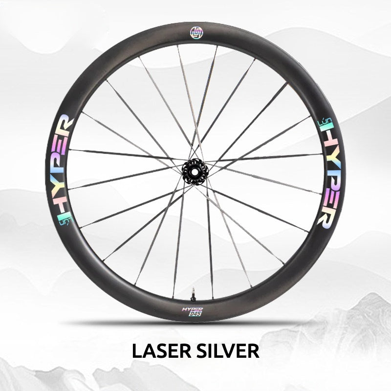 Infinity Logo Decals for Lún HYPER 3 D45 Gen 3 Wheelset | Waterproof Rim Overlay Stickers（Complete Decal Set for Two Wheels + Spare Decals Included）