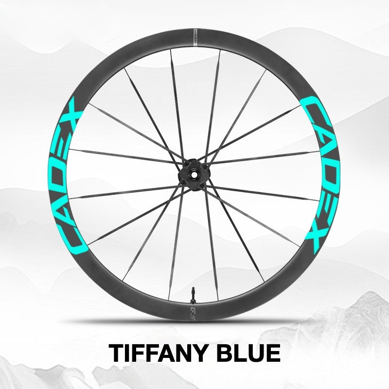 Cadex 36 Disc Wheel Decal Sticker Kit – Premium Logo Cover & Color Change