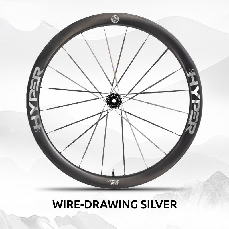 Infinity Logo Decals for Lún HYPER 3 D45 Gen 3 Wheelset | Waterproof Rim Overlay Stickers（Complete Decal Set for Two Wheels + Spare Decals Included）