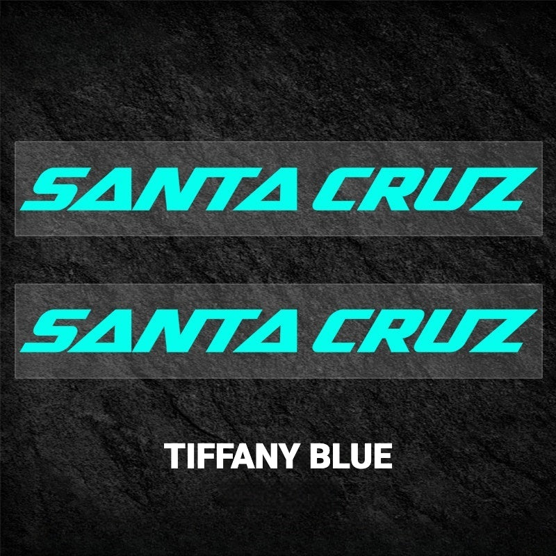 SANTA CRUZ Blur 4 Frame Logo Decal Kit | Custom Color Change MTB Sticker