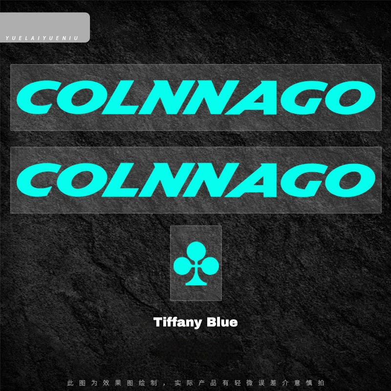 Adesivos de Logo para Quadro Colnago V4 | Etiquetas Personalizadas à Prova d'Água OEM