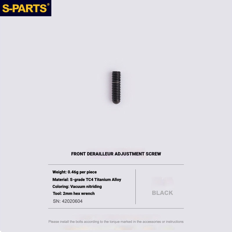 S-PARTS Titanium Drivetrain Bolt Kit for MAGENE QED Electronic Groupset