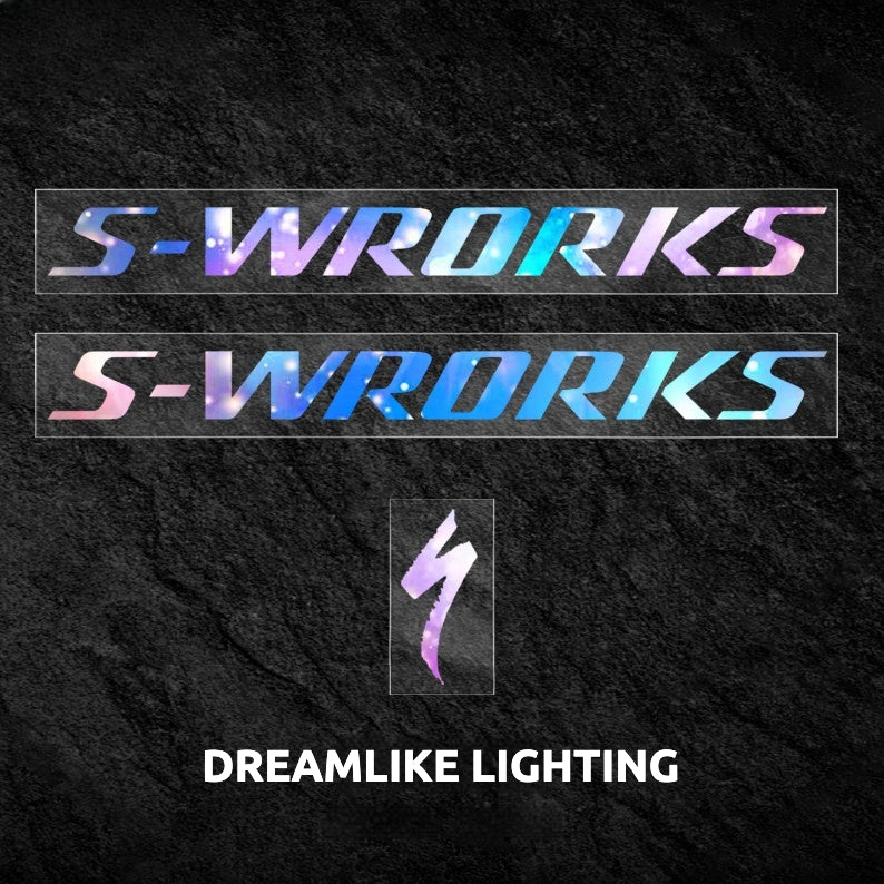 Kit de Adesivos Decal para Capacete S-Works Prevail 3 - Mudança de Cor do Logo da Equipe Specialized Quick-Step