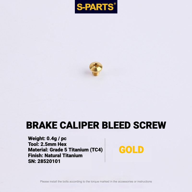 S-PARTS Titanium Disc Brake Bolt Kit for MAGENE QED Hydraulic Brake System
