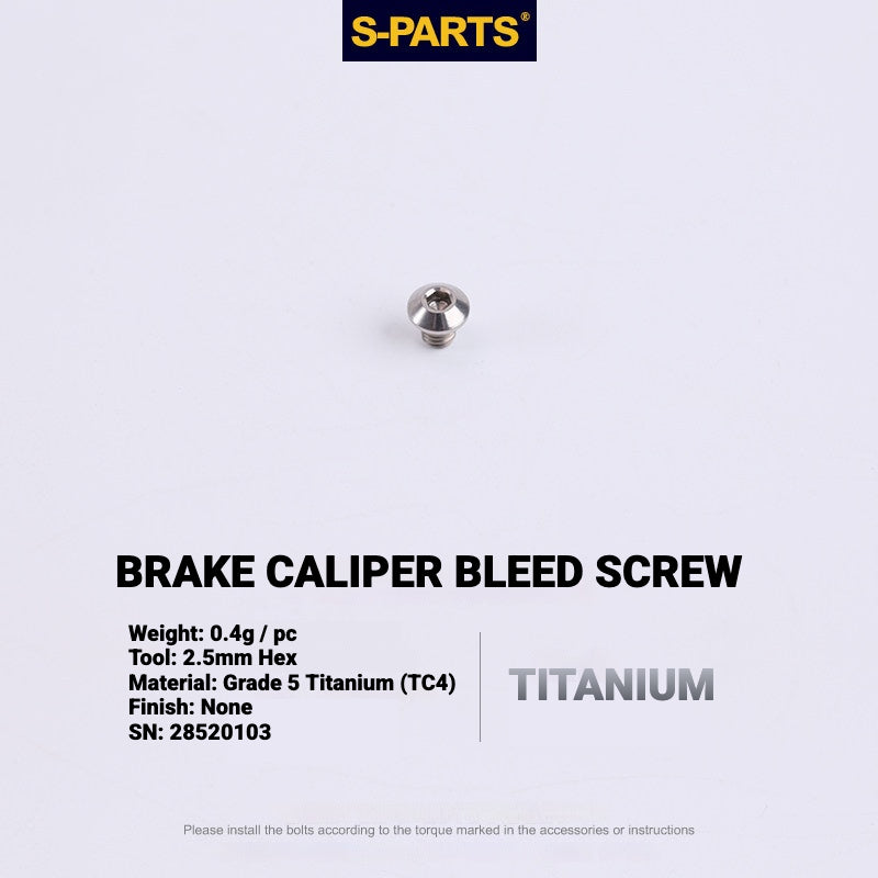 S-PARTS Titanium Disc Brake Bolt Kit for MAGENE QED Hydraulic Brake System