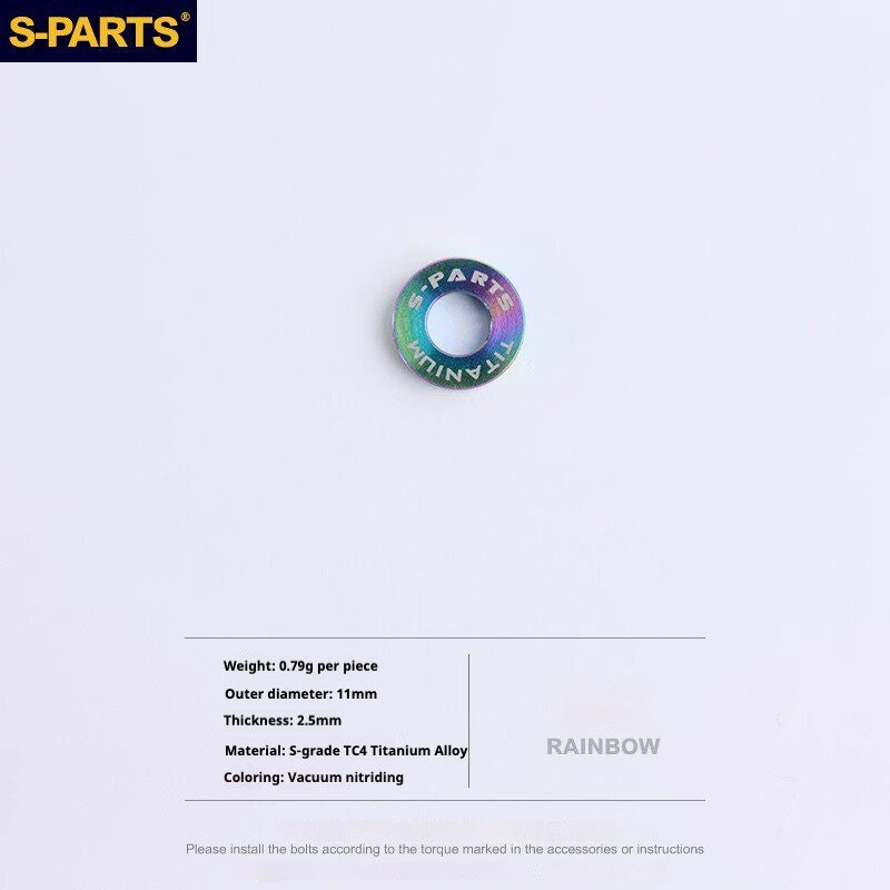 S-PARTS Road Bike Disc Brake Titanium Alloy Screw Set for SRAM RED Force Rival 12-speed AXS