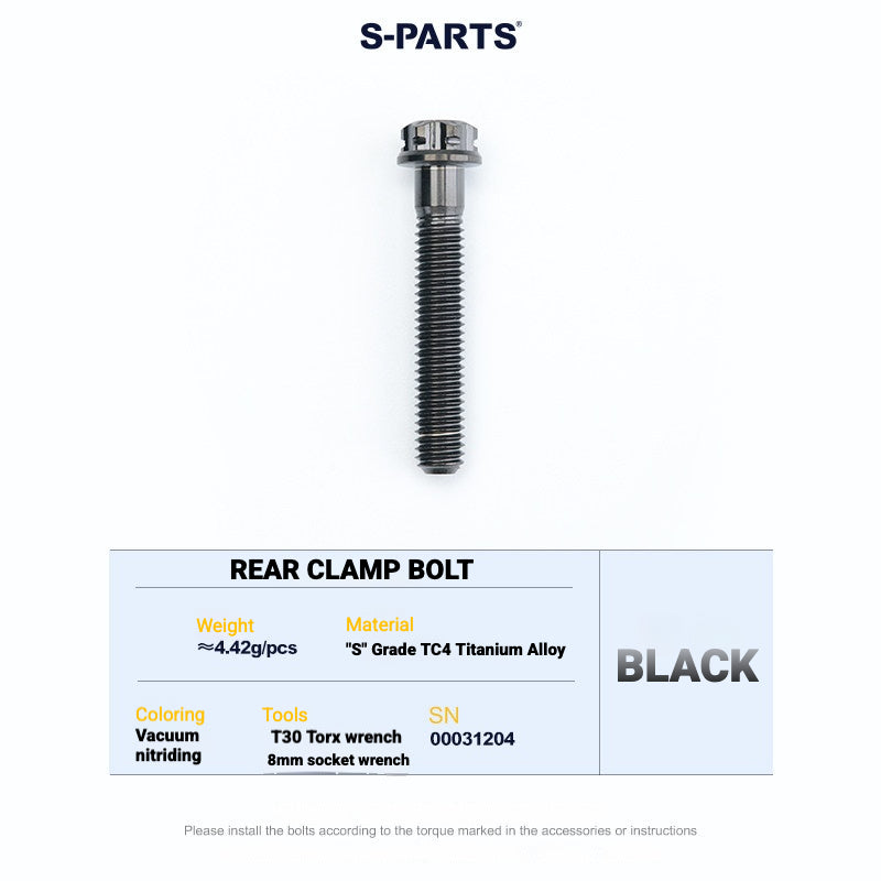 Kit de Yoke para Abraçadeira de Selim em Titânio S-PARTS para Cannondale SystemSix Gen 5 | Upgrade de Canote Leve Impresso em 3D