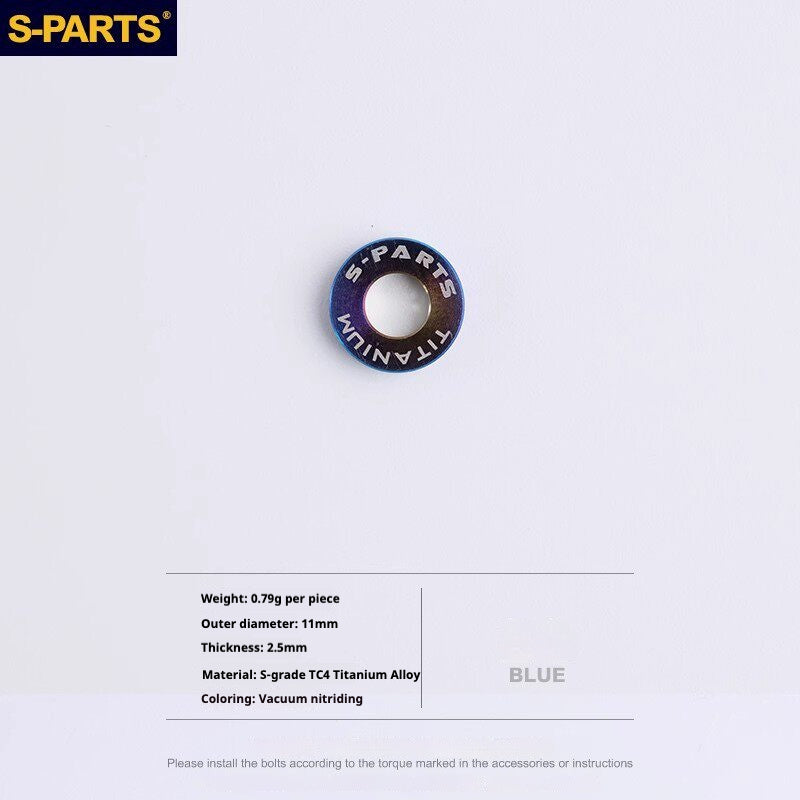 S-PARTS Road Bike Disc Brake Titanium Alloy Screw Set for SRAM RED Force Rival 12-speed AXS