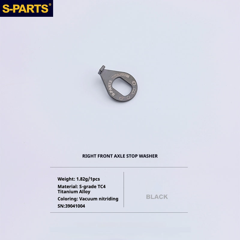 S-PARTS Titanium Bolt Upgrade Kit for Brompton | TC4 CNC Lightweight Frame & Hinge Hardware Set