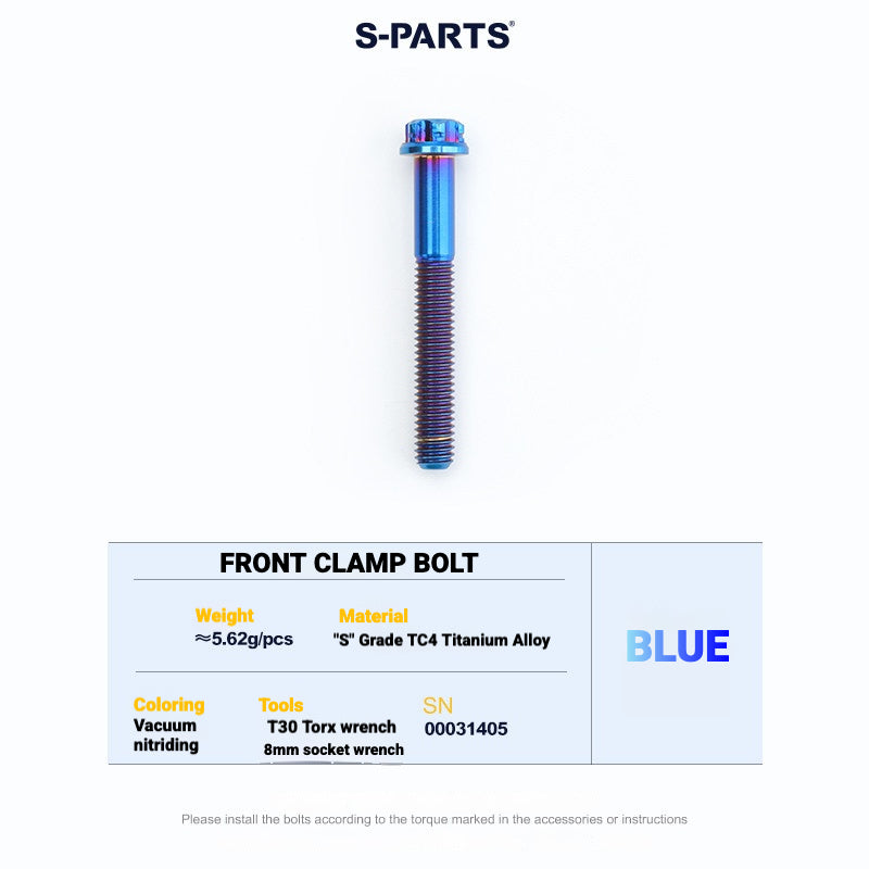 Kit de Yoke para Abraçadeira de Selim em Titânio S-PARTS para Cannondale SystemSix Gen 5 | Upgrade de Canote Leve Impresso em 3D