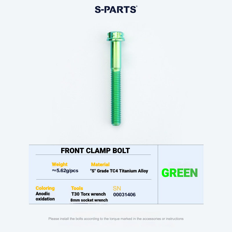 Kit de Yoke para Abraçadeira de Selim em Titânio S-PARTS para Cannondale SystemSix Gen 5 | Upgrade de Canote Leve Impresso em 3D