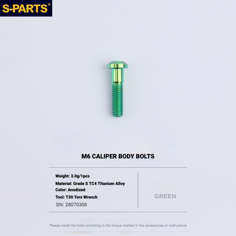 Kit de boulons en titane S-PARTS pour Shimano Ultegra Di2 R8170, frein à disque et levier de vitesses | Mise à niveau vélo de route