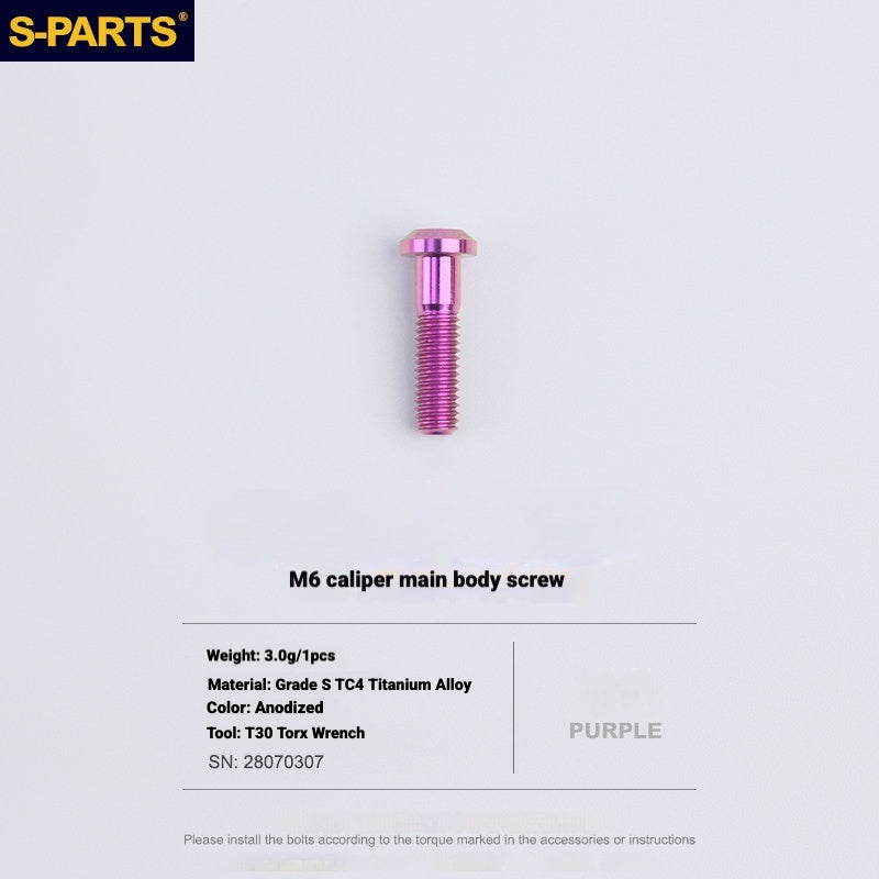 Kit de boulons en titane S-PARTS pour Shimano Ultegra Di2 R8170, frein à disque et levier de vitesses | Mise à niveau vélo de route
