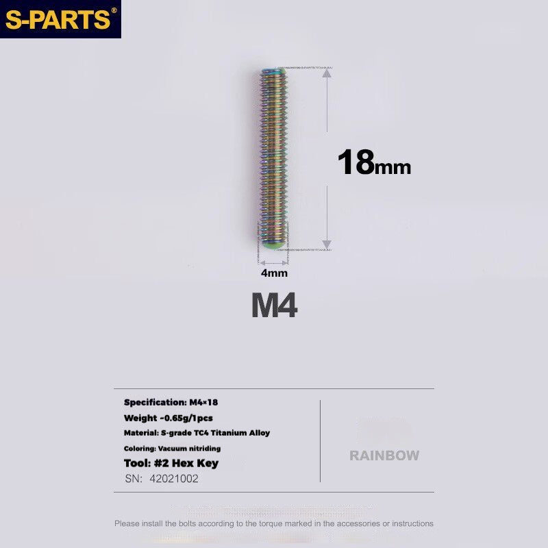 S-PARTS Titanium Drivetrain Hardware – SRAM RED AXS E1 Compatible Upgrade Kit