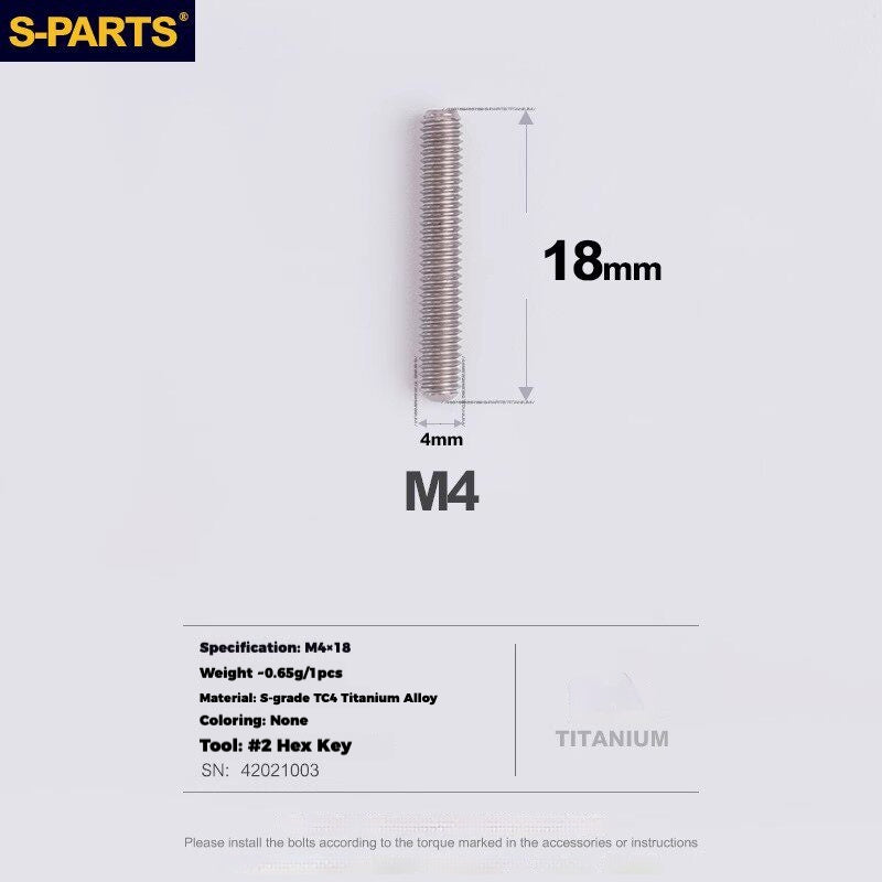 S-PARTS Titanium Drivetrain Hardware – SRAM RED AXS E1 Compatible Upgrade Kit