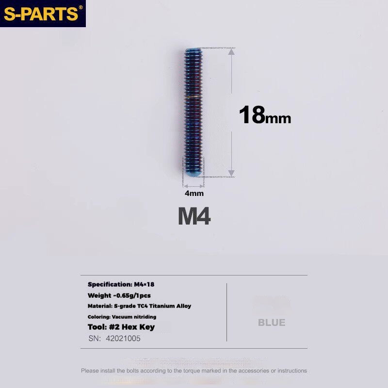 S-PARTS Titanium Drivetrain Hardware – SRAM RED AXS E1 Compatible Upgrade Kit