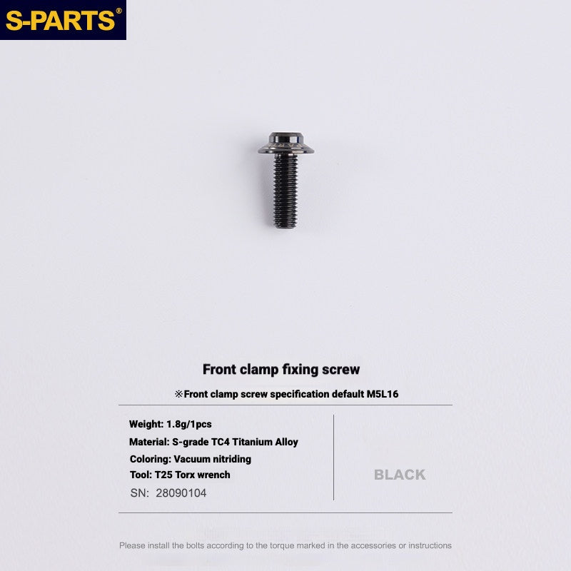 Kit de boulons en titane S-PARTS pour Shimano Ultegra Di2 R8170, frein à disque et levier de vitesses | Mise à niveau vélo de route