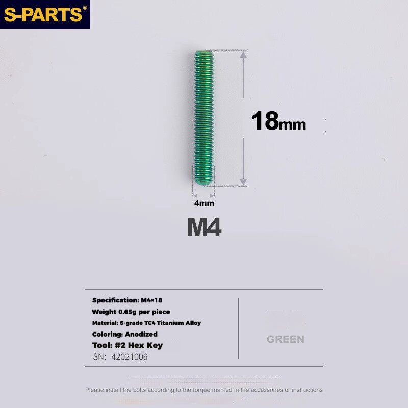 S-PARTS Titanium Drivetrain Hardware – SRAM RED AXS E1 Compatible Upgrade Kit