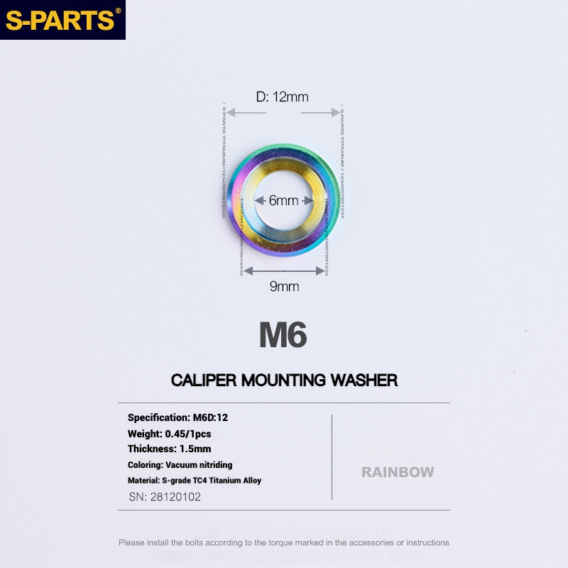 S-PARTS Titanium Bolt Upgrade Kit for SRAM MAVEN Brakes | CNC Precision | Lightweight | Full Color Options