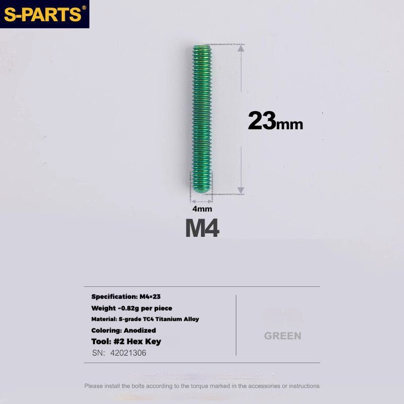 S-PARTS Titanium Drivetrain Hardware – SRAM RED AXS E1 Compatible Upgrade Kit