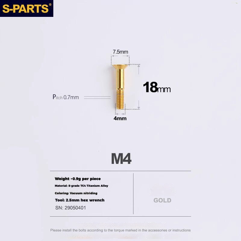 S-PARTS Titanium Drivetrain Hardware – SRAM RED AXS E1 Compatible Upgrade Kit