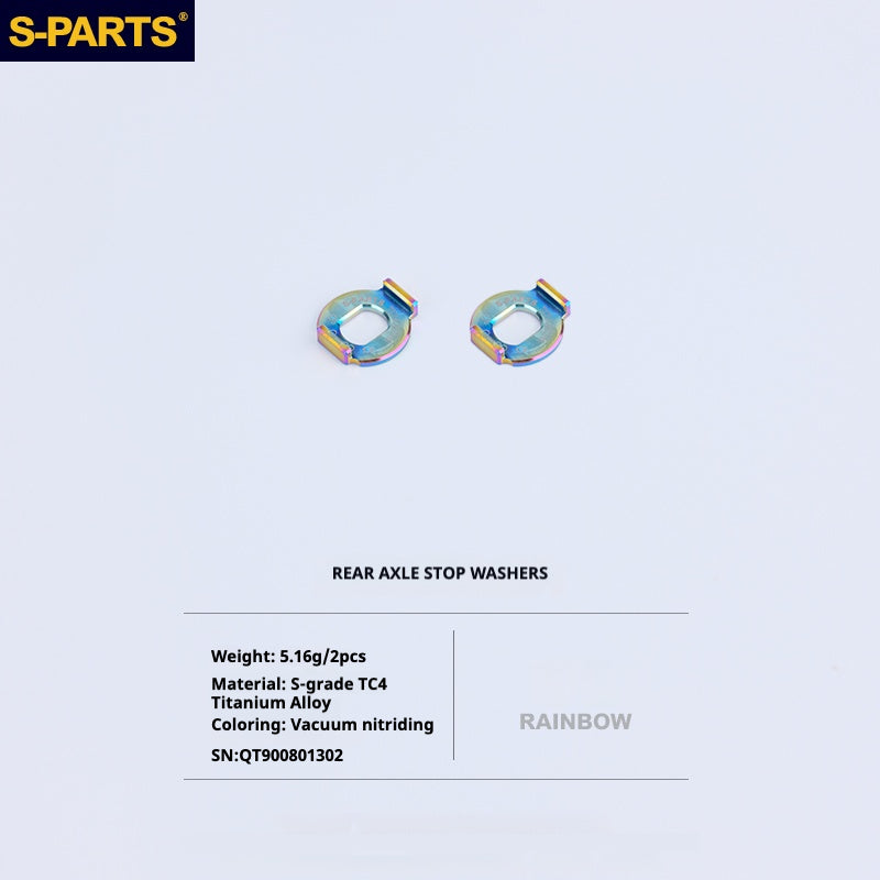 S-PARTS Titanium Bolt Upgrade Kit for Brompton | TC4 CNC Lightweight Frame & Hinge Hardware Set