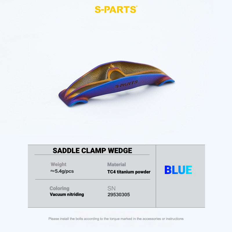 Kit de Yoke para Abraçadeira de Selim em Titânio S-PARTS para Cannondale SystemSix Gen 5 | Upgrade de Canote Leve Impresso em 3D