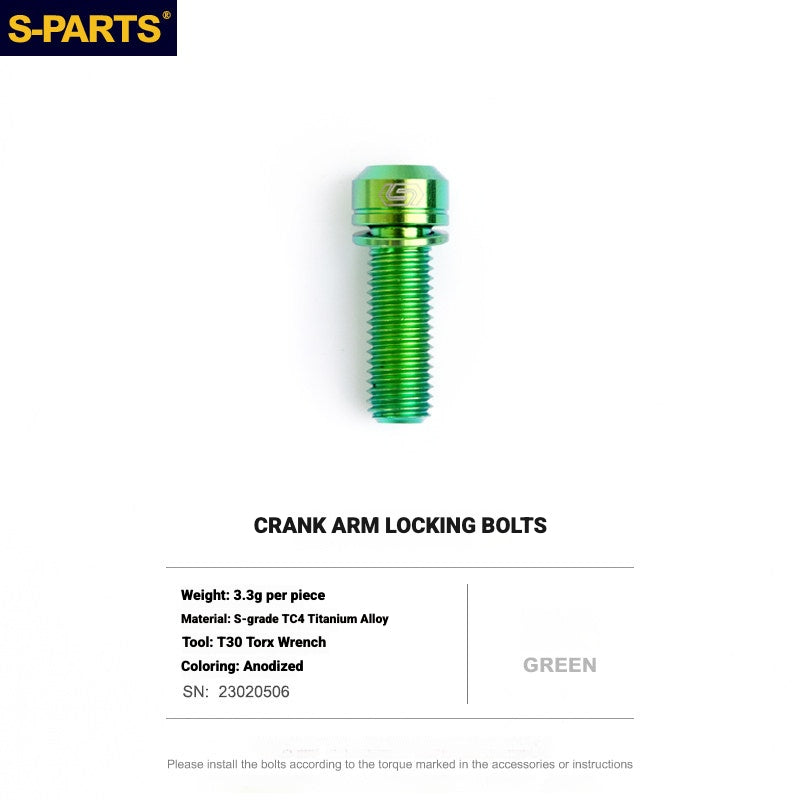 S-PARTS Titanium Drivetrain Bolt Kit for MAGENE QED Electronic Groupset
