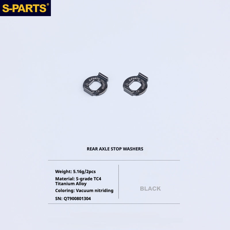 S-PARTS Titanium Bolt Upgrade Kit for Brompton | TC4 CNC Lightweight Frame & Hinge Hardware Set