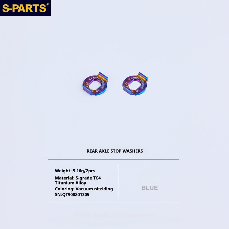 S-PARTS Titanium Bolt Upgrade Kit for Brompton | TC4 CNC Lightweight Frame & Hinge Hardware Set