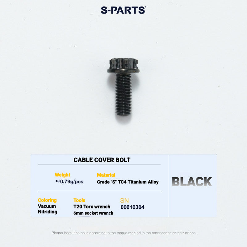 S-PARTS TC4 Titanium Bolt Kit for Colnago Y1RS | Frame & Cockpit Screw Upgrade