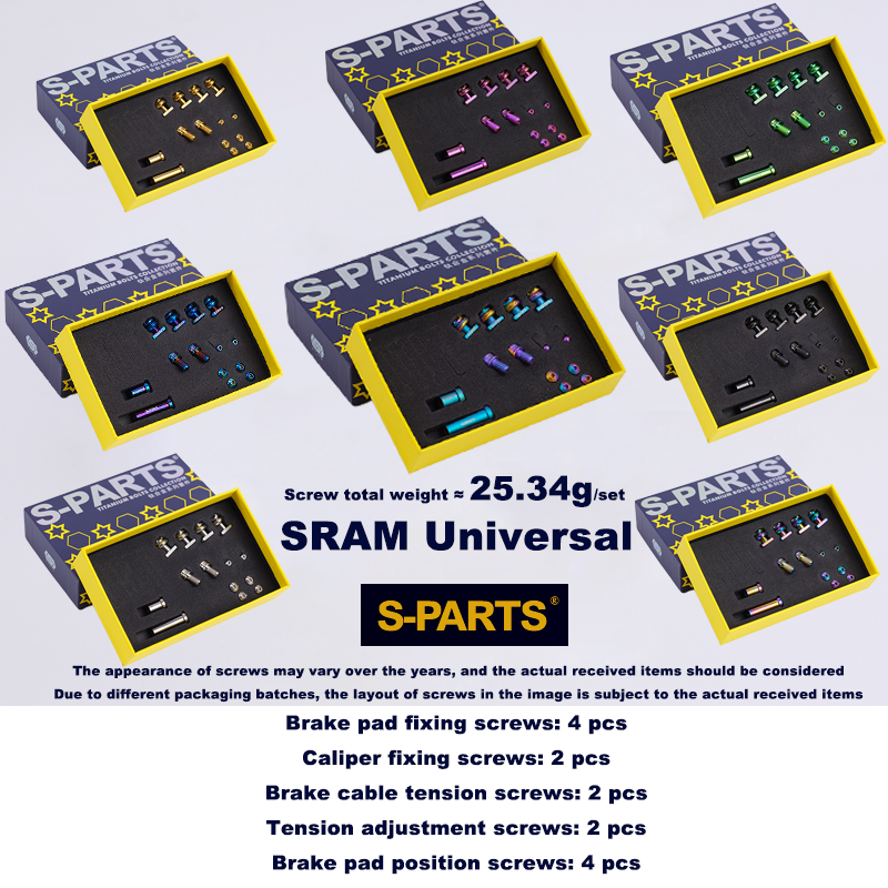 Viti C-Clamp in lega di titanio SPARTS - Compatibili con la serie SRAM