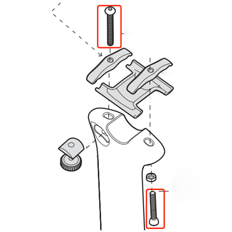 S-Parts Upgrade de Titânio para cervelo S5 Disc 2022 Shimano Ultegra Di2 (R8170 R8150)/Shimano Dura Ace R9270 R9250 Di2 /Parafuso SRAM RED AXS/Porca Parafuso SRAM FORCE AXS