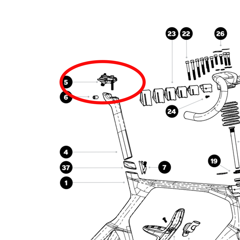 Kit complet de vis en titane Colnago Y1RS｜Guidon / Tige de selle / Cadre / Porte-bidon - mise à niveau complète