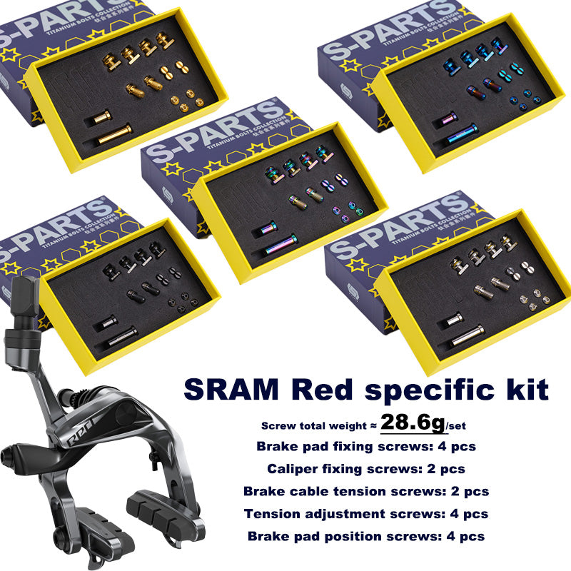 Viti C-Clamp in lega di titanio SPARTS - Compatibili con la serie SRAM