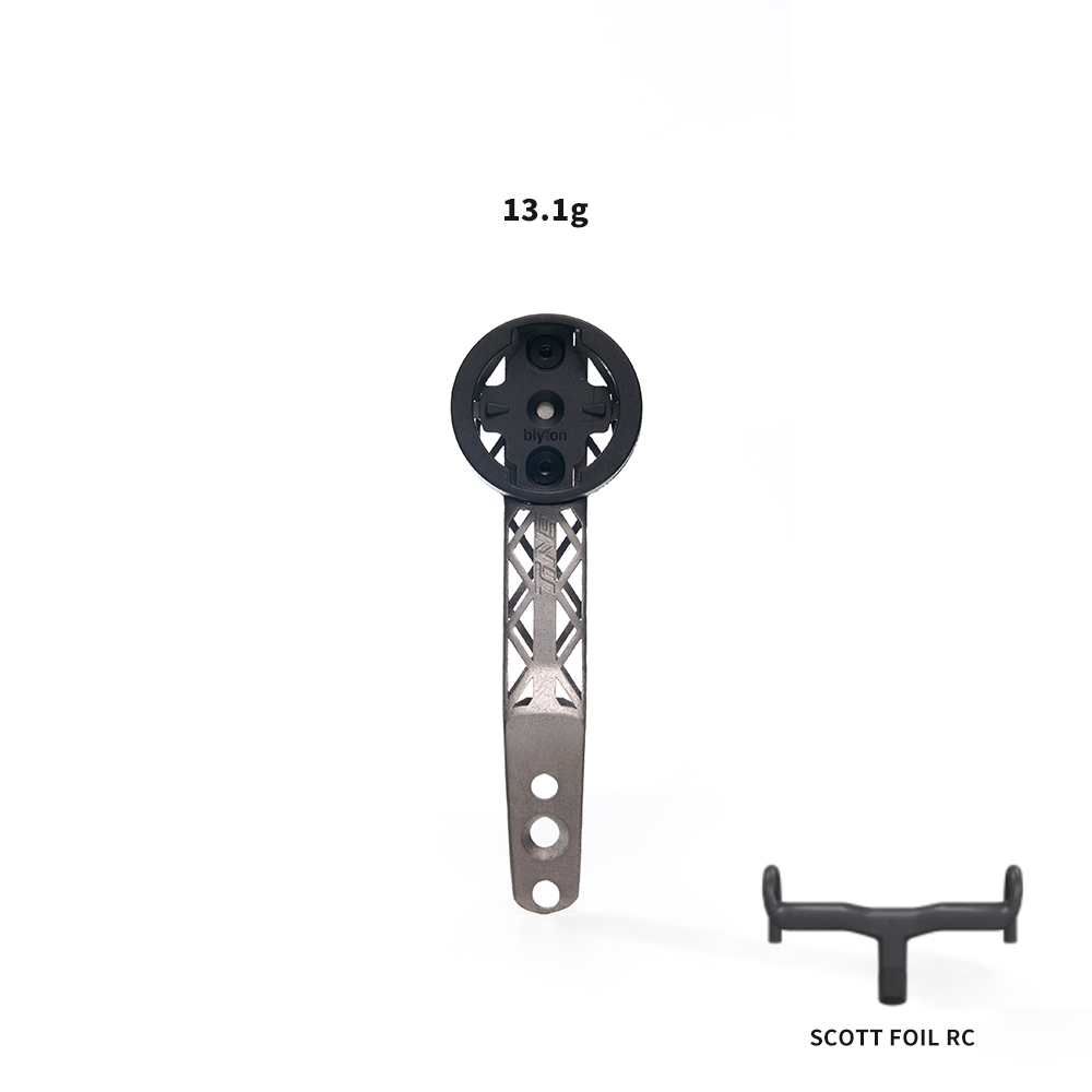 Supporto per computer in titanio ultraleggero TiNE SCOTT FOIL RC (2023) per stampa 3D, completamente scavato, ad alta resistenza, 1 pz.