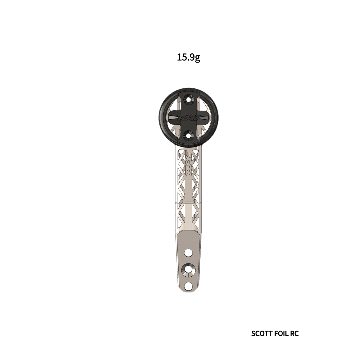 Supporto per computer in titanio ultraleggero TiNE SCOTT FOIL RC (2023) per stampa 3D, completamente scavato, ad alta resistenza, 1 pz.