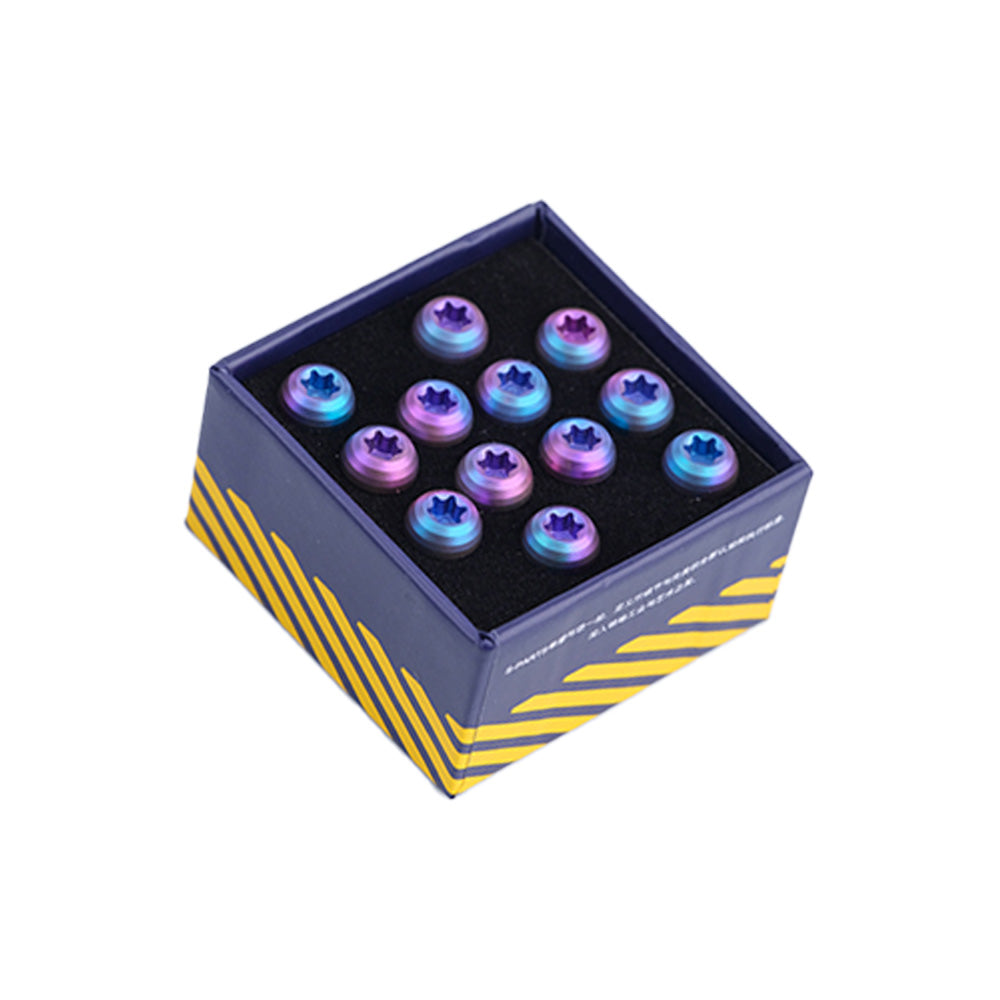 Vite per disco freno a disco in lega di titanio per mountain bike S-PARTS M5x10mm