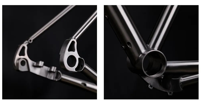 Quadro de Bicicleta Gravel S-PARTS em Liga de Titânio