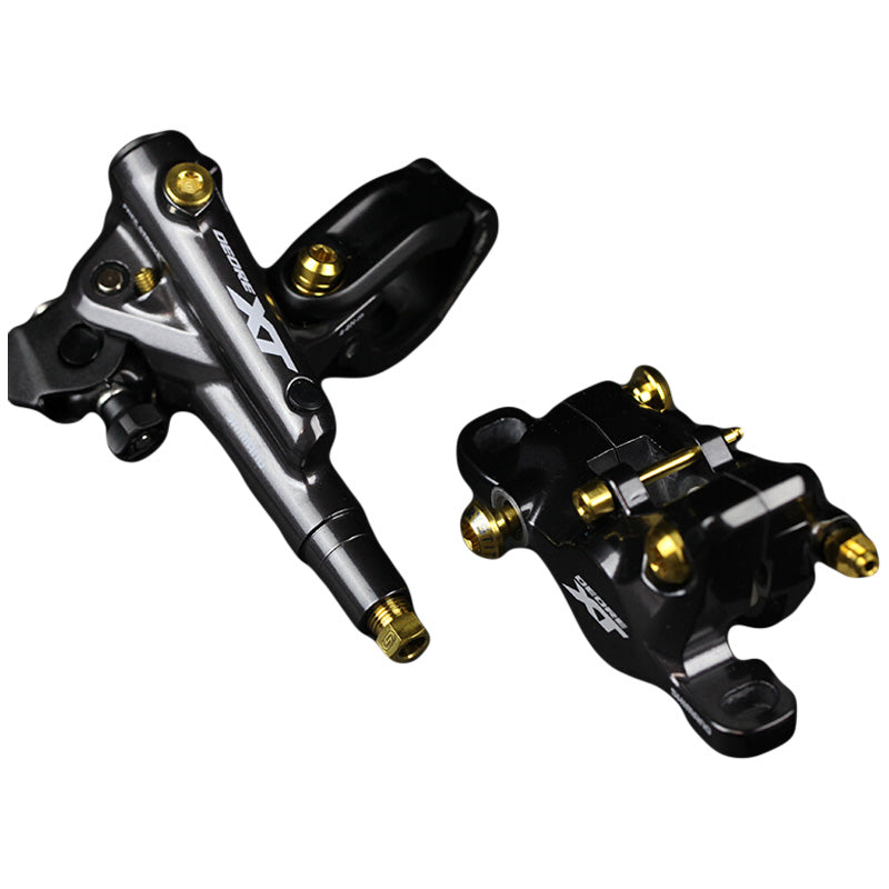 S-PARTS Kit de vis en alliage de titane pour VTT, pour ensembles de vitesses et freins SHIMANO XT M8100/M7100