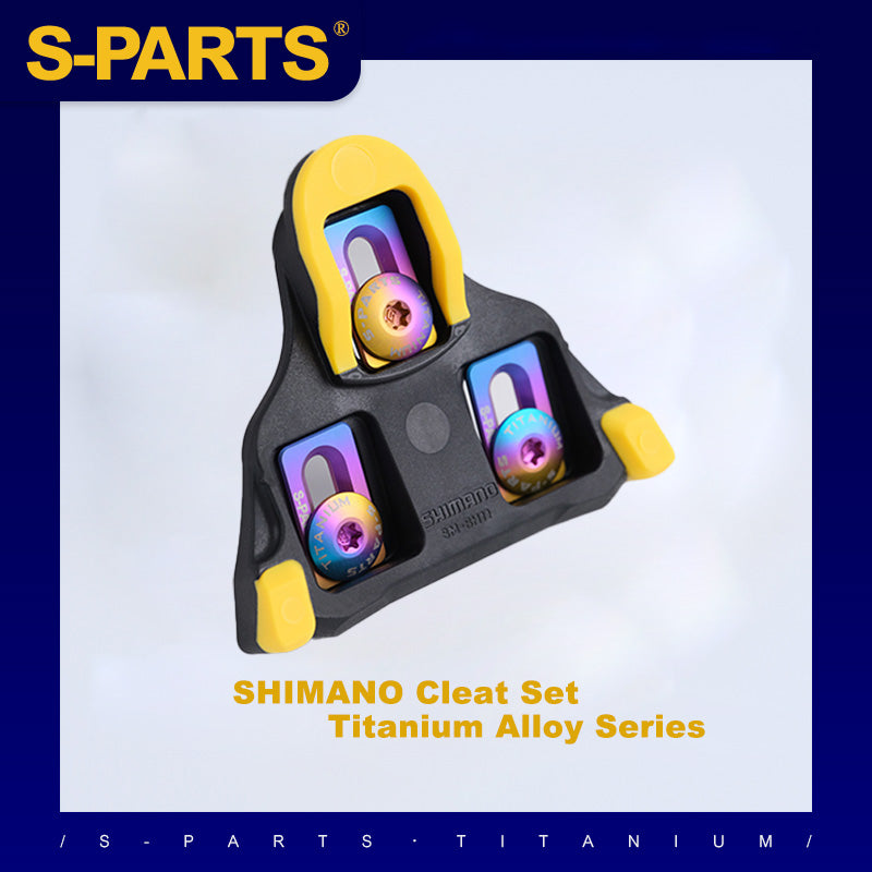 Jogo de Parafusos para Tacos de Bicicleta de Estrada Shimano S-PARTS em Liga de Titânio