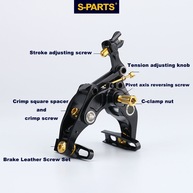 S-PARTS Liga de Titânio Adaptador de Parafuso para Grampos C eeBrakes Série